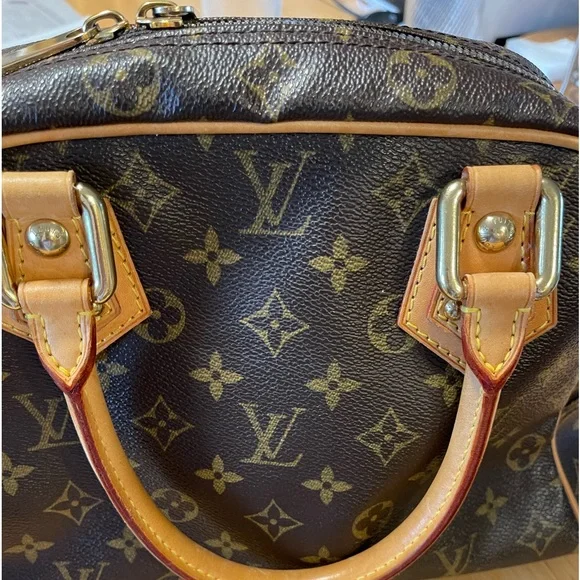 Louis Vuitton Canvas Manhattan PM Satchel Handbag - Picture 7 of 16